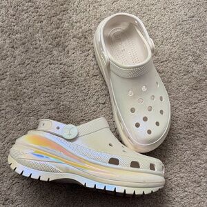 NAS x CROCS iridescent with Iridescent Detail